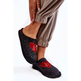Zapatillas casa Big Star KK276019 Negro y Rojo 3