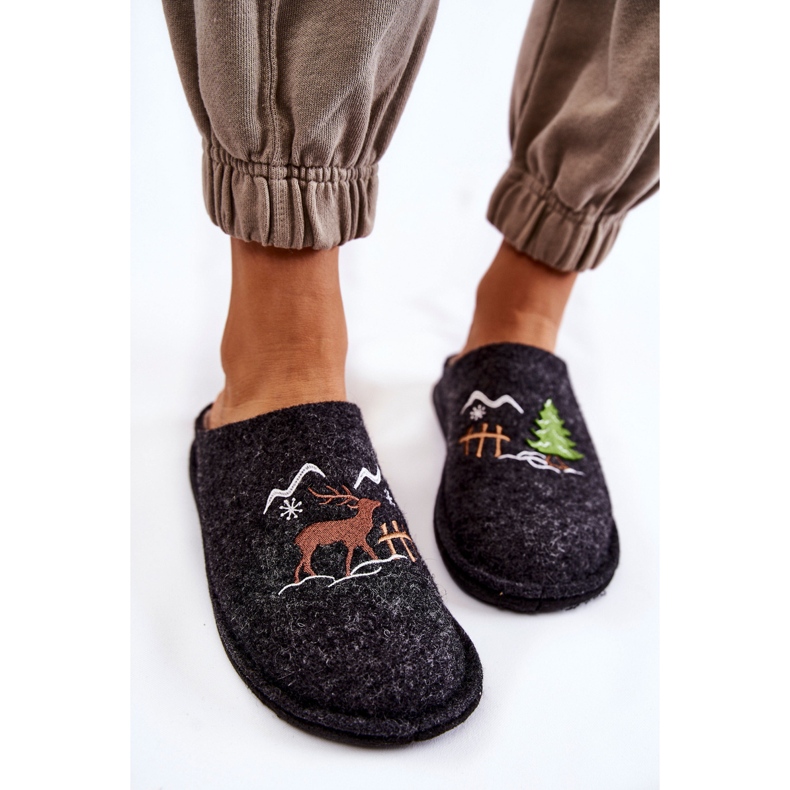 Pantuflas de Casa Big Star KK276018 Negro y Beige marrón 2