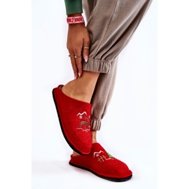 Zapatillas casa Big Star KK276017 Rojo-Beige 1