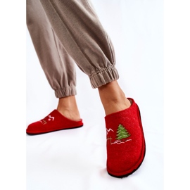 Zapatillas casa Big Star KK276017 Rojo-Beige 4