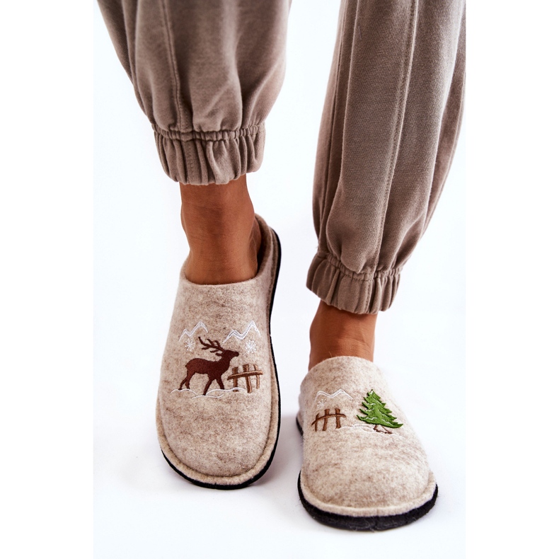 Zapatillas casa Big Star KK276016 Beige 2