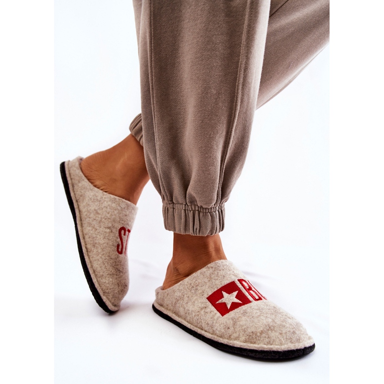 Zapatillas casa Big Star KK276021 Beige 2