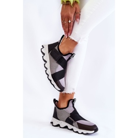 Sneakers de Mujer Big Star KK274546 Gris-Negro 2