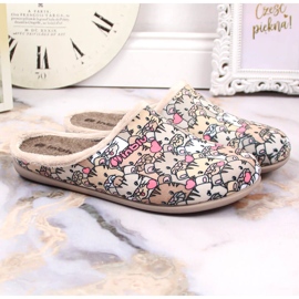 Pantuflas de mujer con inserto extraíble multicolor Inblu 6
