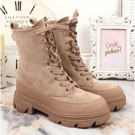 Botas cálidas mujer beige Potocki 5