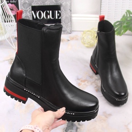 Negro Negro Botas Filippo Jodhpur para mujer 4