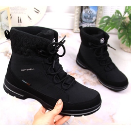 Botas de nieve de trekking impermeables American Club negro 4