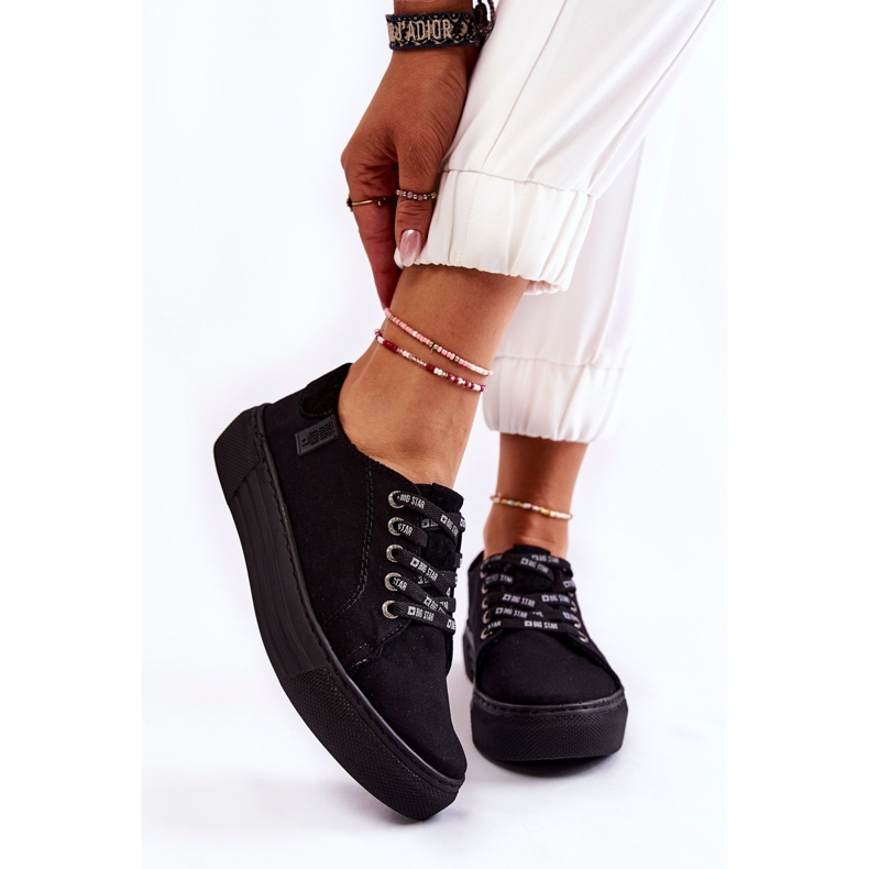 Zapatillas Mujer Memory Foam System Big Star KK276001 Negro 1 Zapatillas Mujer Memory Foam System Big Star KK276001 Negro 1