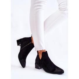 Vinceza Botas Clásicas De Mujer Con Cremallera Negro Ellene 2