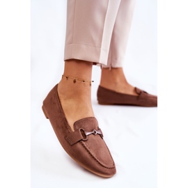 Mocasines De Ante Con Adorno Santi Marrón 3