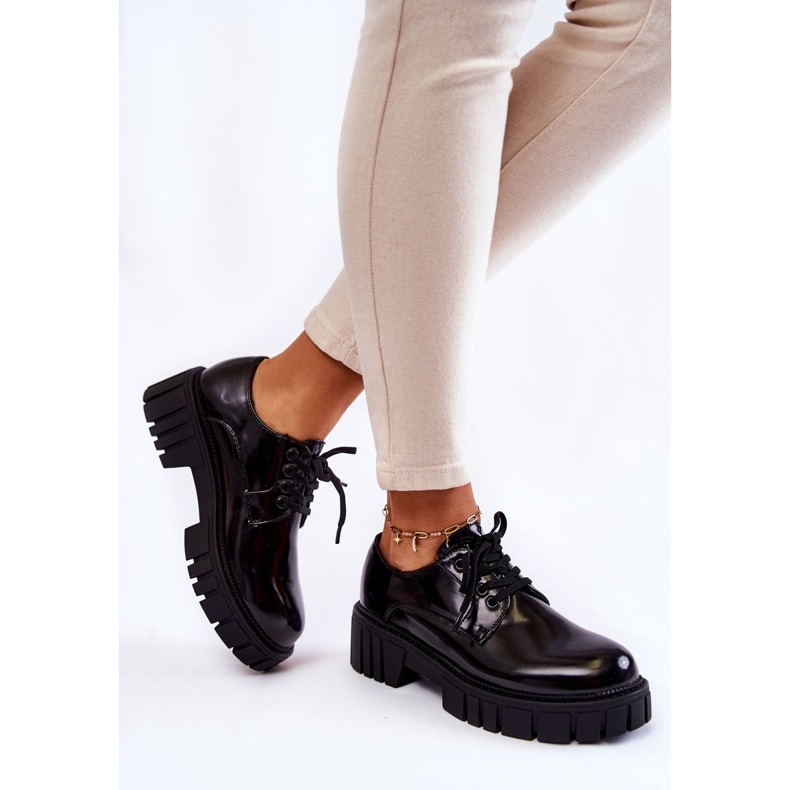 Zapatos Lacados de Moda La.Fi 210013B-NL Negro 2