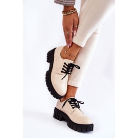 Zapatos de Cuero de Moda La.Fi 210013BE-PU Beige 4