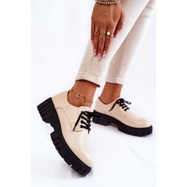 Zapatos de Cuero de Moda La.Fi 210013BE-PU Beige 3