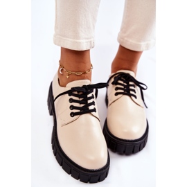 Zapatos de Cuero de Moda La.Fi 210013BE-PU Beige 5