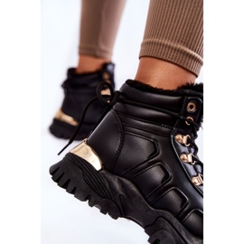 PE1 Botas Calientes De Mujer En La Plataforma Negro Ofelia 4