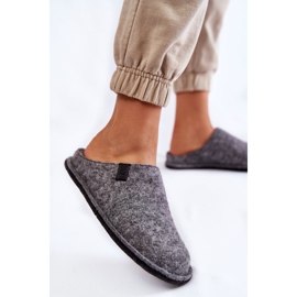 Pantuflas Mujer Classic Fieltro Big Star KK276014 Gris 4