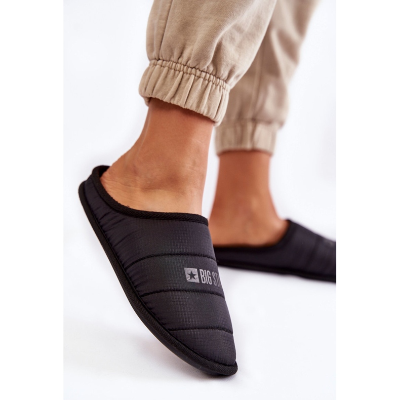 Pantuflas Clásicas Mujer Big Star KK274602 Negro 2