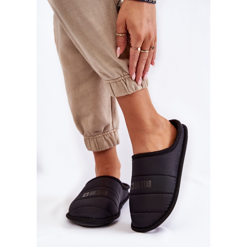 Pantuflas Clásicas Mujer Big Star KK274602 Negro 1