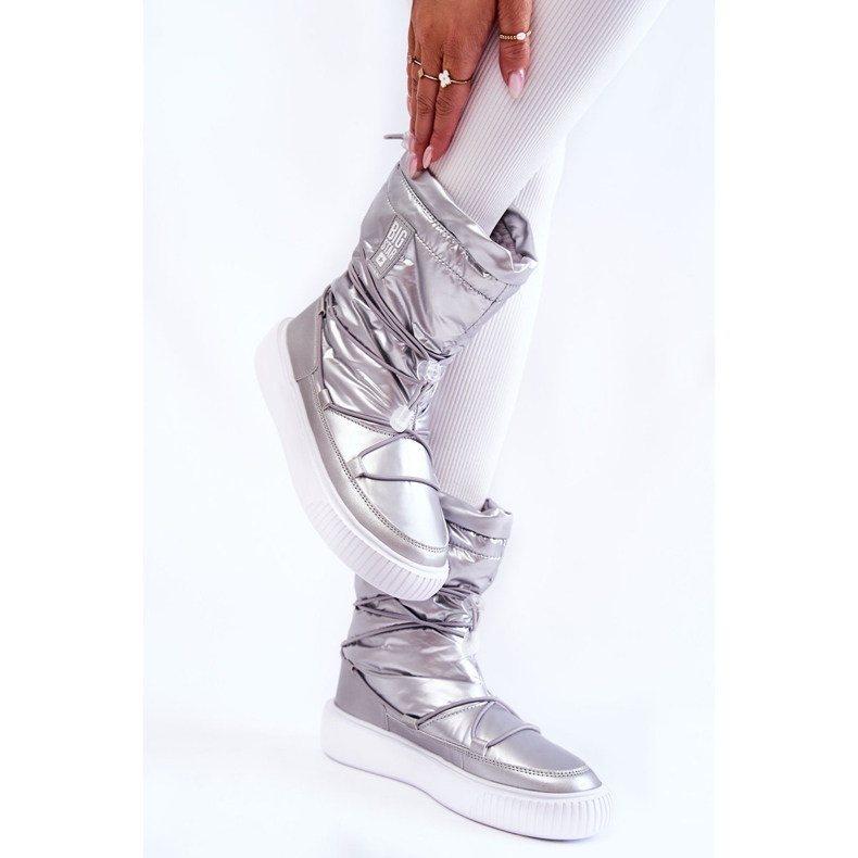 Botas de nieve con aislamiento para mujer Big Star KK274195 Plata 2