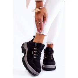 Zapatos Trekking Mujer Memory Foam Big Star KK274364 Negro 1
