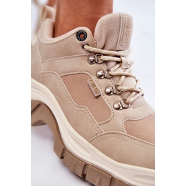 Zapatos Trekking Mujer Trappers Memory Foam Big Star Beige KK274363 7