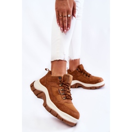 Zapatos Trekking Mujer Trappers Memory Foam Big Star KK274362 Marrón 3