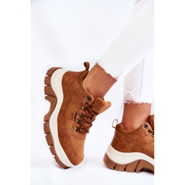 Zapatos Trekking Mujer Trappers Memory Foam Big Star KK274362 Marrón 4