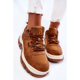 Zapatos Trekking Mujer Trappers Memory Foam Big Star KK274362 Marrón 5