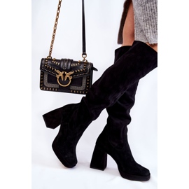PA2 Botas Kessler de ante negras para mujer negro 3