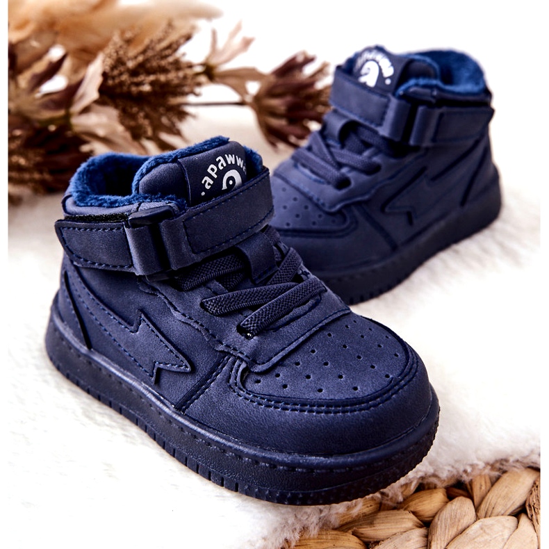 Zapatos deportivos aislados para niños GQ400 azul marino 3