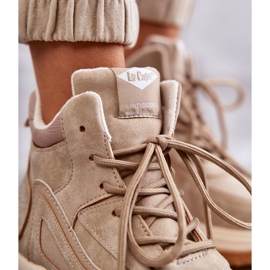 Botas de montaña en la plataforma Lee Cooper LCJ-22-44-1352L Beige 2