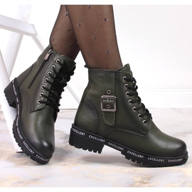 Botas verdes para mujer botas con aislamiento T.Sokolski 1