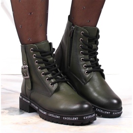Botas verdes para mujer botas con aislamiento T.Sokolski 3