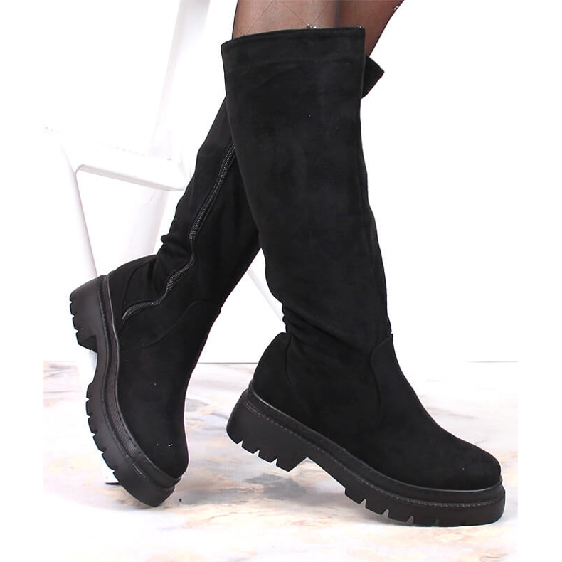 Botas cálidas de ante mujer T.Sokolski negro 1