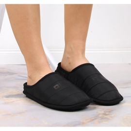 Pantuflas sin cordones con aislamiento Big Star negras KK274602 negro 4