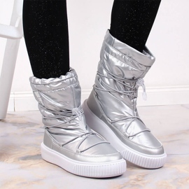 Botas de nieve plateadas metalizadas Big Star KK274195 plata 2