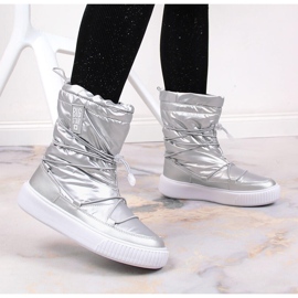 Botas de nieve plateadas metalizadas Big Star KK274195 plata 3