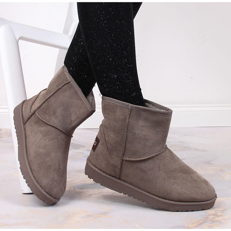 News Botas esquimales de mujer con ante insulado NOVEDADES marrón 1