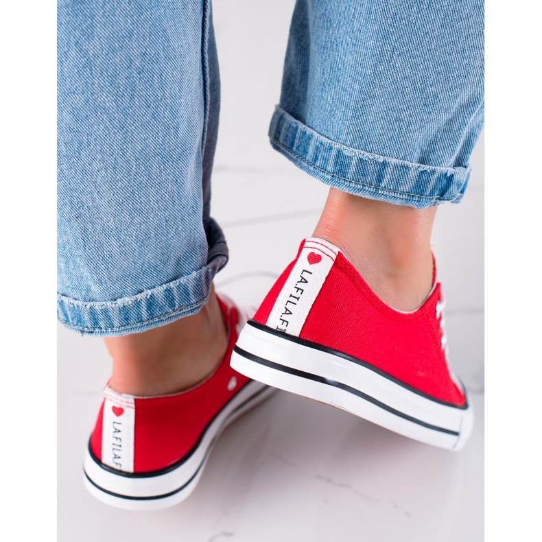 Zapatillas clásicas LA.FI rojo 1