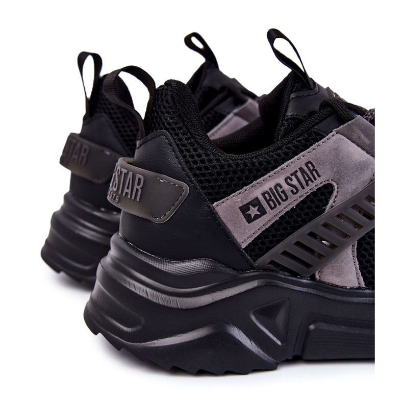 Zapatillas deportivas ligeras para hombre Big Star KK174054 Negro 2