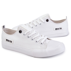 Sneakers de Hombre de Material Bajo Big Star KK174006 Blanco 4