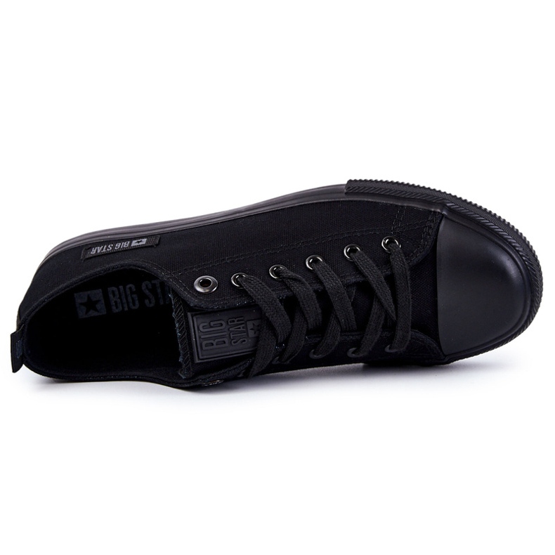 Sneakers de Hombre de Material Bajo Big Star KK174007 Negro 1