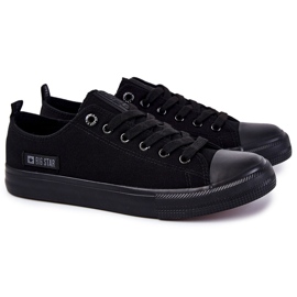 Sneakers de Hombre de Material Bajo Big Star KK174007 Negro 7