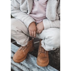 Botas Calientes Infantiles Camel Cheddy marrón 1