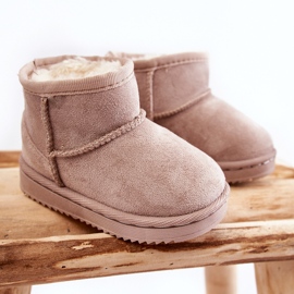 Botas De Nieve Cálidas Para Niños Gooby Beige Claro 7