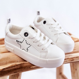 Deportivas Infantiles Con Cordones Big Star KK374222 Blanco 6