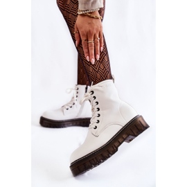 Botas de mujer con cremallera Big Star KK274536 Blanco 2