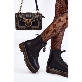 Botas de mujer con cremallera Big Star KK274537 Negro 3