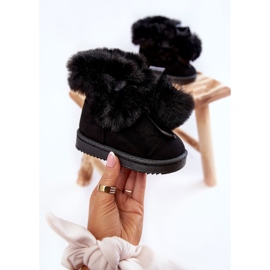 Botas de nieve cálidas para niños y jóvenes Black Roofy negro 2