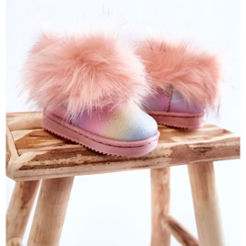 Botas De Nieve Infantiles Con Pelo Ariana Multicolor 3